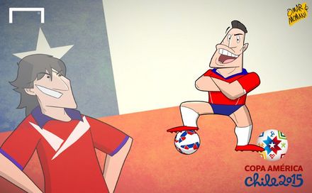 Cartoons da Copa Amrica 2015