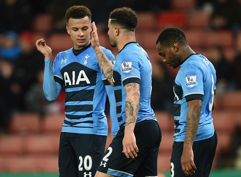 Dele Alli, Kyle Walker, Danny Rose Dele Alli, Kyle Walker, Danny Rose