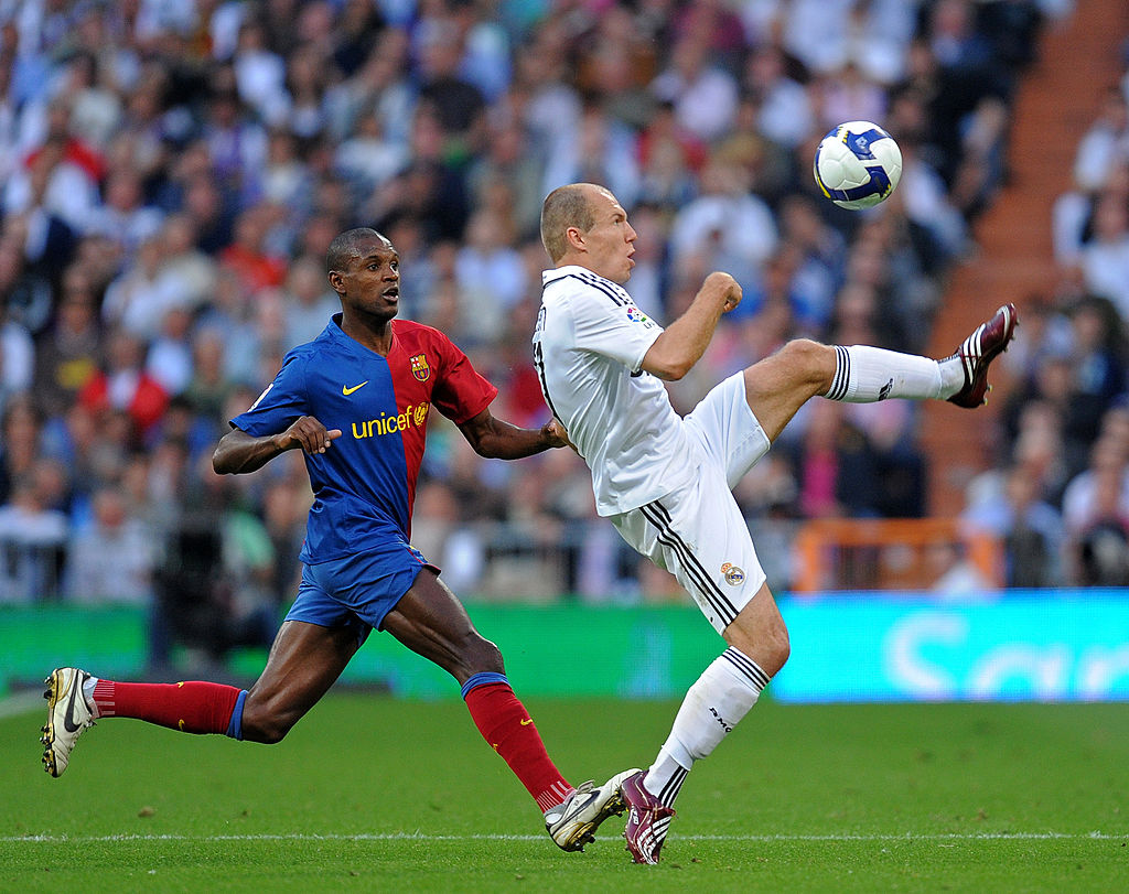 Arjen Robben, Eric Abidal Arjen Robben, Eric Abidal