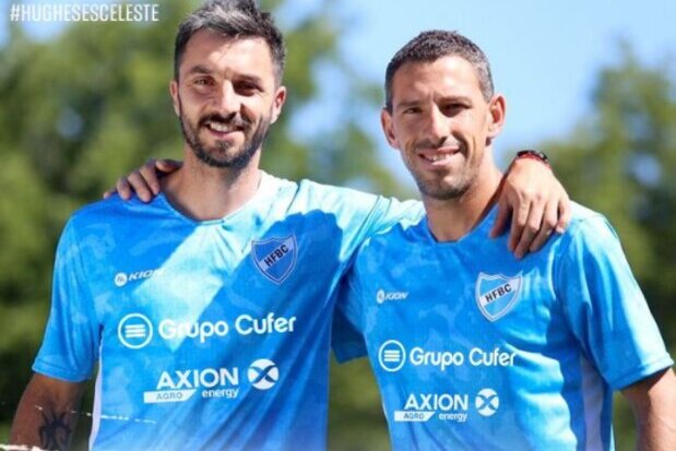 Veteranos, Maxi Rodríguez e Scocco se juntam a projeto de modesto clube argentino