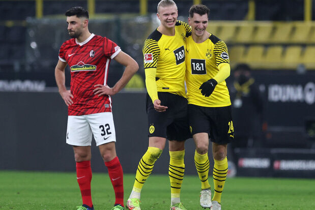 Meunier e Haaland comandam goleada do Dortmund