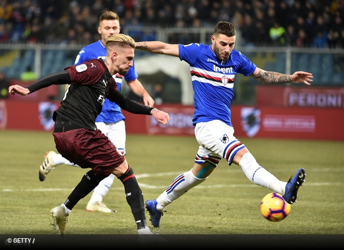 Sampdoria x Milan - TIM Cup 2018/2019 - Oitavos-de-Final