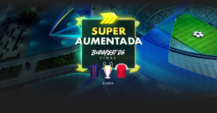 Confira a Super Aumentada da Bet365 para a Final da Champions League 2026