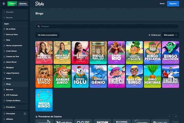 pagina de bingo cassino stake