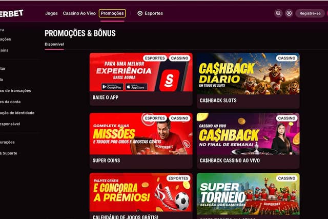 ofertas e promoçoes superbet