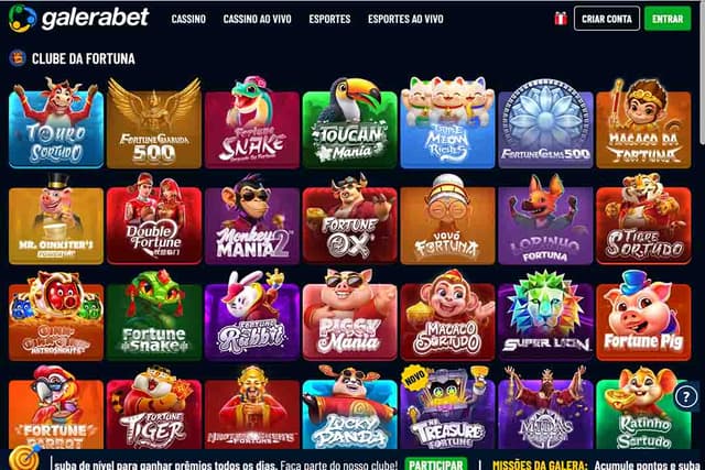 galera bet pagina club fortune