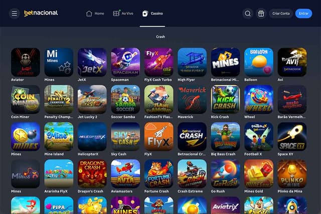 pagina dos crash games cassino betnacional