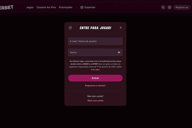 cassino online superbet login