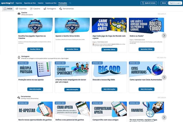 pagina de promoçoes sportingbet