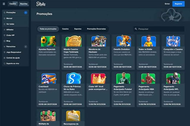 pagina das promoçoes cassino stake