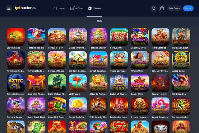 pagina de slots cassino betnacional
