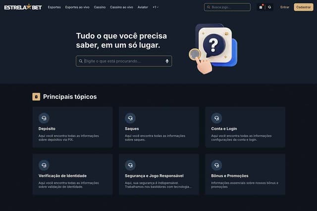 estrela bet suporte ao cliente