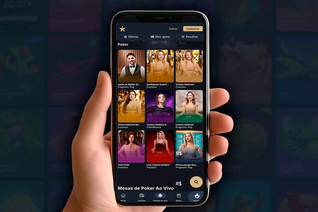 pagina de poker no celular