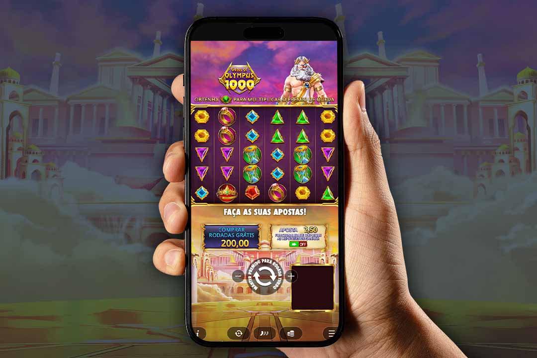 tela de celular com o jogo gates of olympus