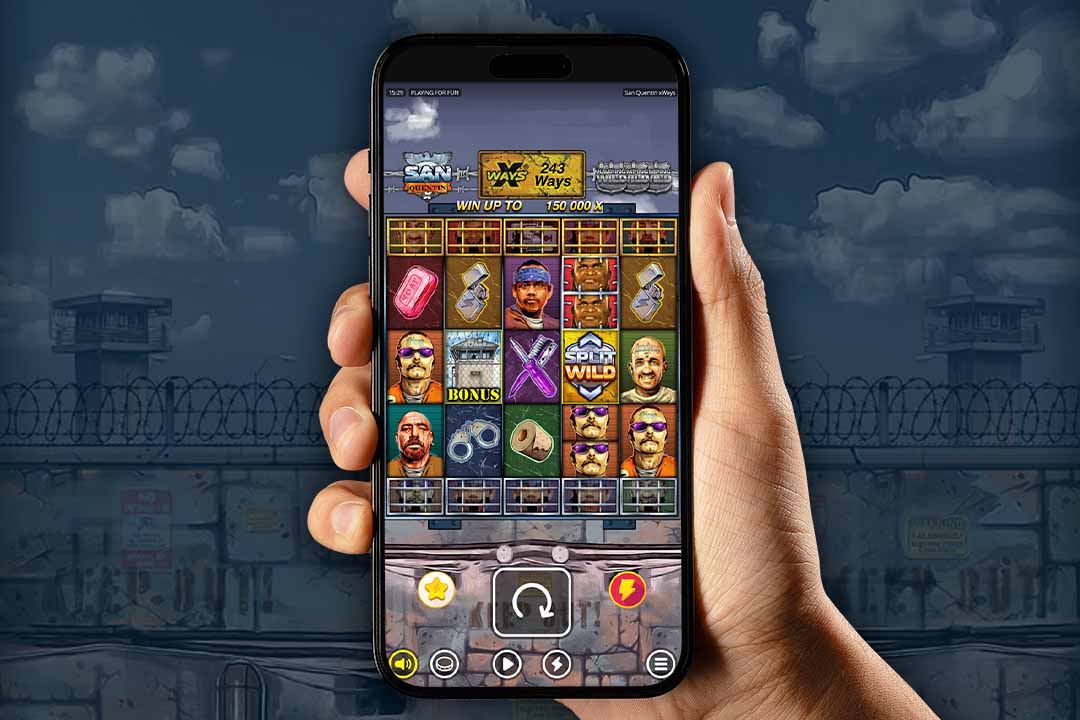 tela de celular com o jogo san quentin xway