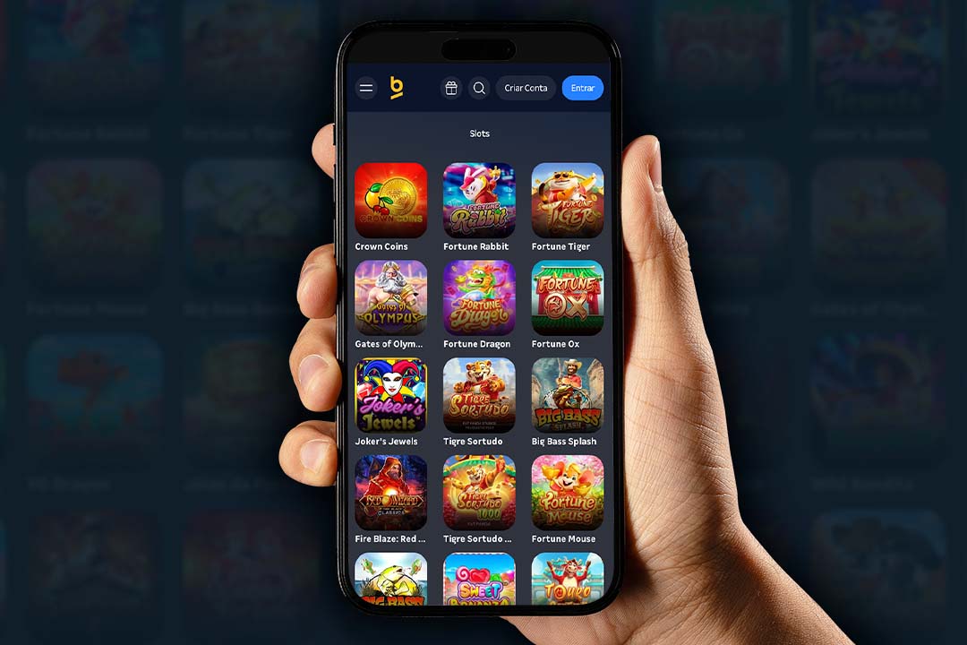celular com os jogos de slots da betnacional