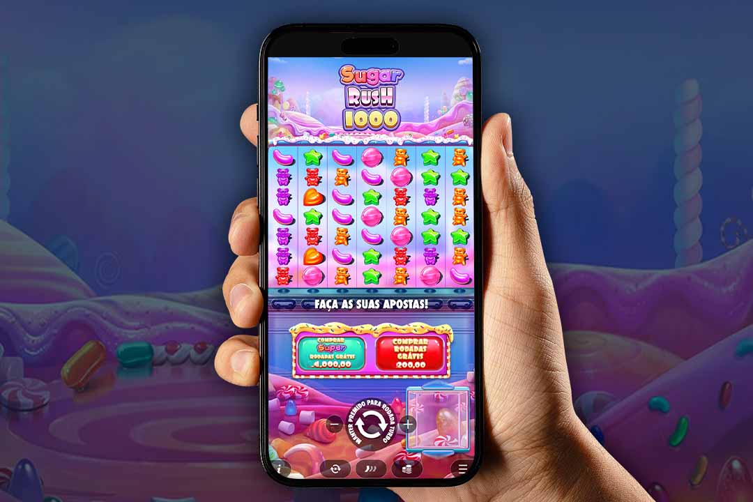 tela do celular com sugar rush 1000