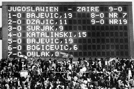 Jugoslvia 9-0 Zaire