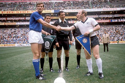 Facchetti e Seeler os dosi capites de equipa