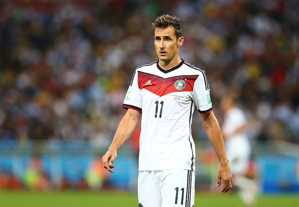 Miroslav Klose é o segundo maior artilheiro da Alemanha de todos