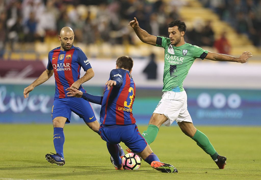 Javier Mascherano, Gerald Pique, Omar al Soma