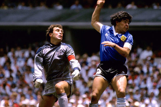 Maradona e La Mano de Dios