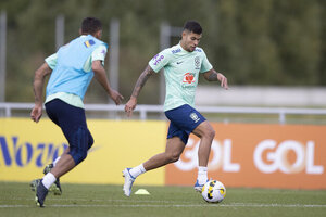 Bruno Guimares  liberado pelo Brasil por leso na coxa