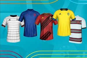 Os uniformes das 24 selees da Eurocopa