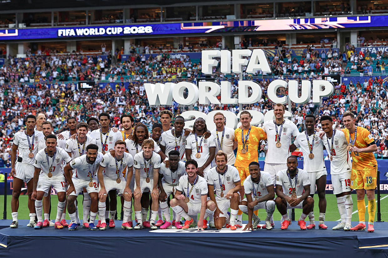 Inglaterra celebra pódio histórico na Copa do Mundo 2026, a melhor campanha em seis décadas Inglaterra celebra pódio histórico na Copa do Mundo 2026, a melhor campanha em seis décadas