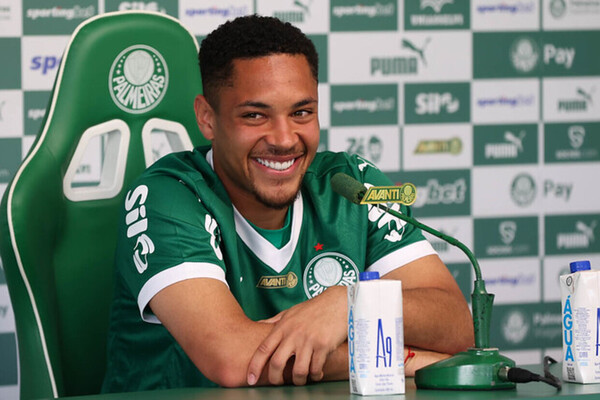 Vitor Roque diz que ser contratao mais cara da histria do Palmeiras no  presso