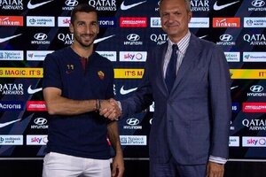 Aps acordo com Arsenal, Roma confirma permanncia de Mkhitaryan 