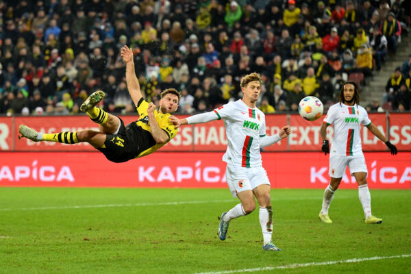 Borussia Dortmund e Augsburg empatam em 1 a 1 pelo Campeonato Alemão