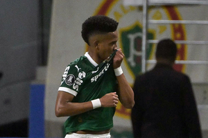 Na despedida de Estvo do Allianz, Palmeiras confirma classificao e 100% com goleada