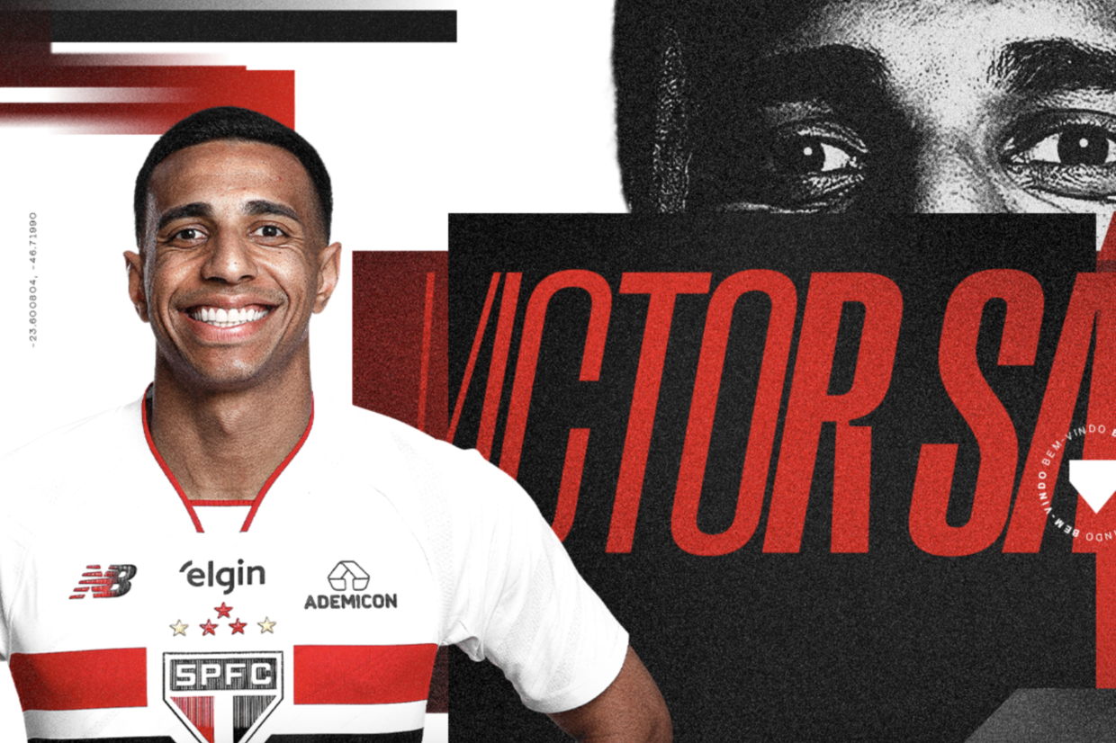 São Paulo oficializa a contratação do atacante Victor Sá