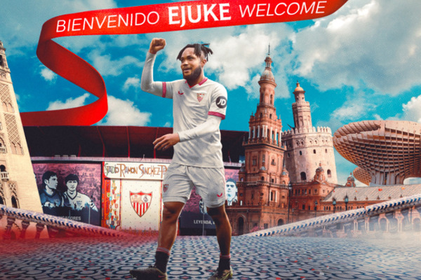 Atacante nigeriano  primeiro reforo do Sevilla para 2024/25