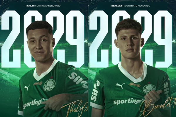 Palmeiras renova com Crias da Academia