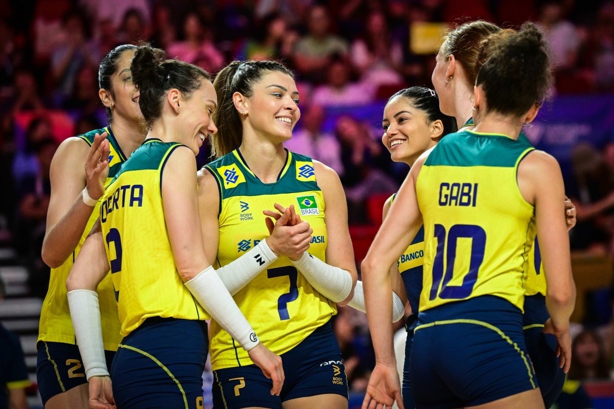 Gabi brilha outra vez, Brasil vence Alemanha e segue imparável na VNL