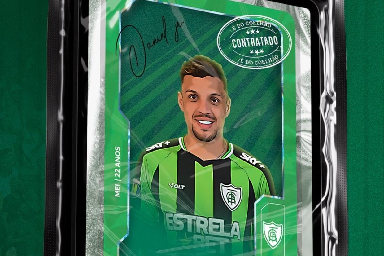 América Mineiro confirma a chegada de Daniel Júnior por empréstimo