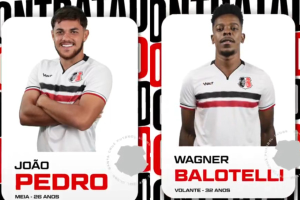 Com homnimo de Balotelli e campeo do acesso, Santa Cruz confirma reforos para a Srie D