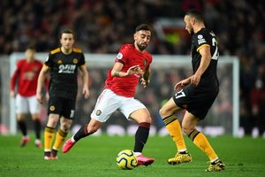 Na estreia de Bruno Fernandes, United no sai do empate com o Wolves