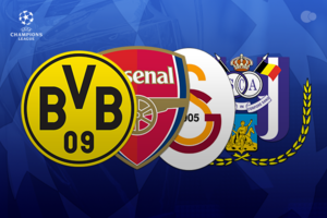 Arsenal goleia o Galatasaray, mas Dortmund confirma liderana com empate
