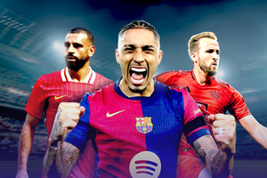 Raphinha lidera participaes em gols na Europa: Confira o top