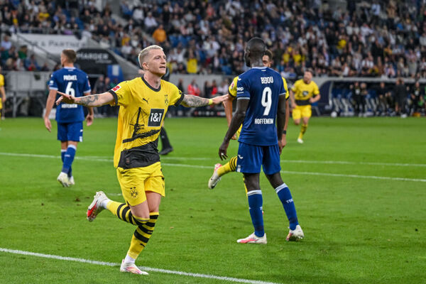 Dortmund derruba o Hoffenheim fora de casa e dorme na liderana da Bundesliga