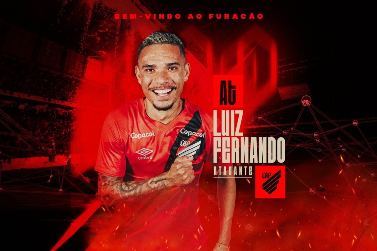 Athletico confirma contratação do atacante Luiz Fernando