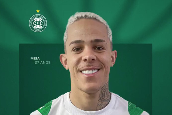 Ex-Cruzeiro refora o meio-campo do Coritiba