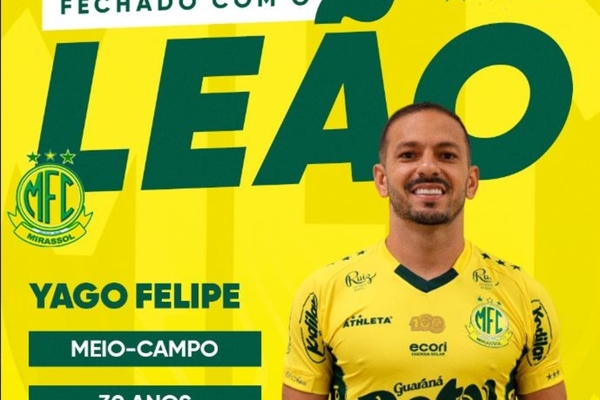 Yago Felipe refora o Mirassol