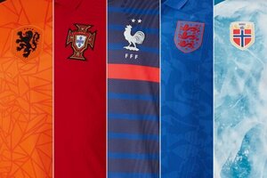 Selees europeias apresentam novas camisas