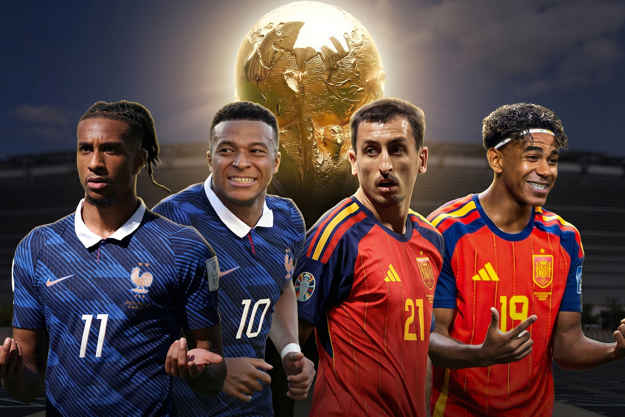 França, favorita na Copa, enfrenta Espanha em semifinal com histórico de duelos tensos França, favorita na Copa, enfrenta Espanha em semifinal com histórico de duelos tensos