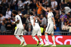 Real Madrid reencontra caminho da vitria e Roma vence fcil o CSKA