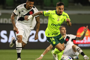 Com golao de Raphael Veiga, Palmeiras vence o Vasco no Allianz Parque